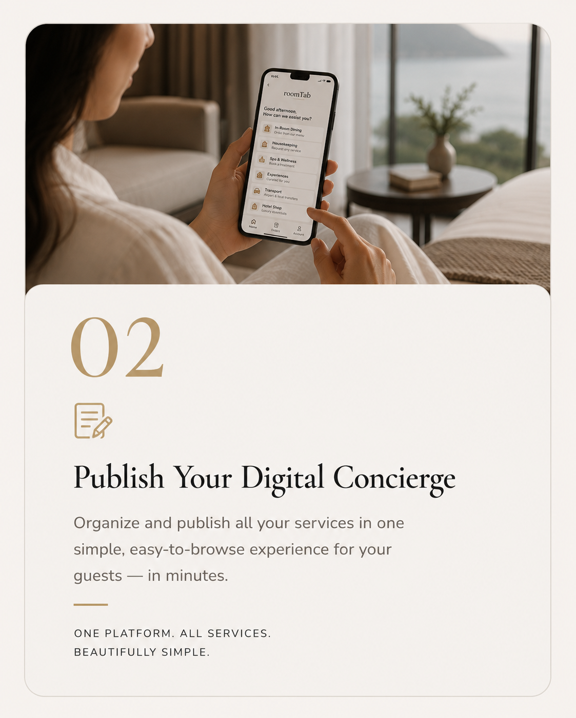 Publish your digital concierge
