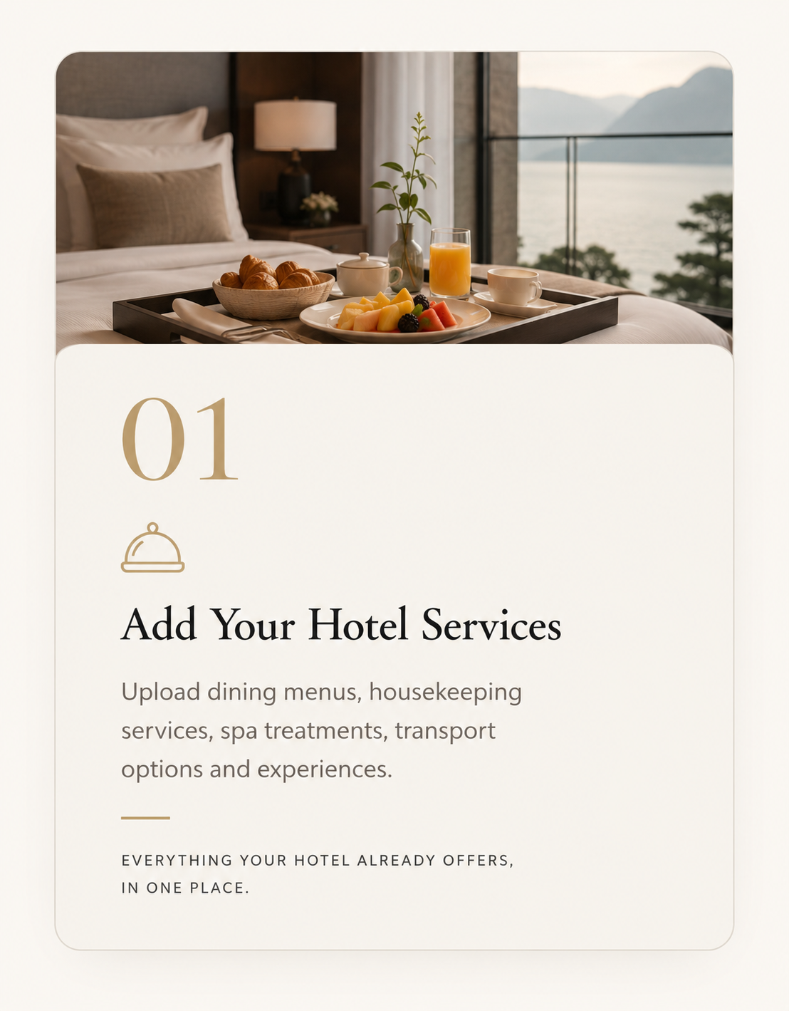 Add your hotel services