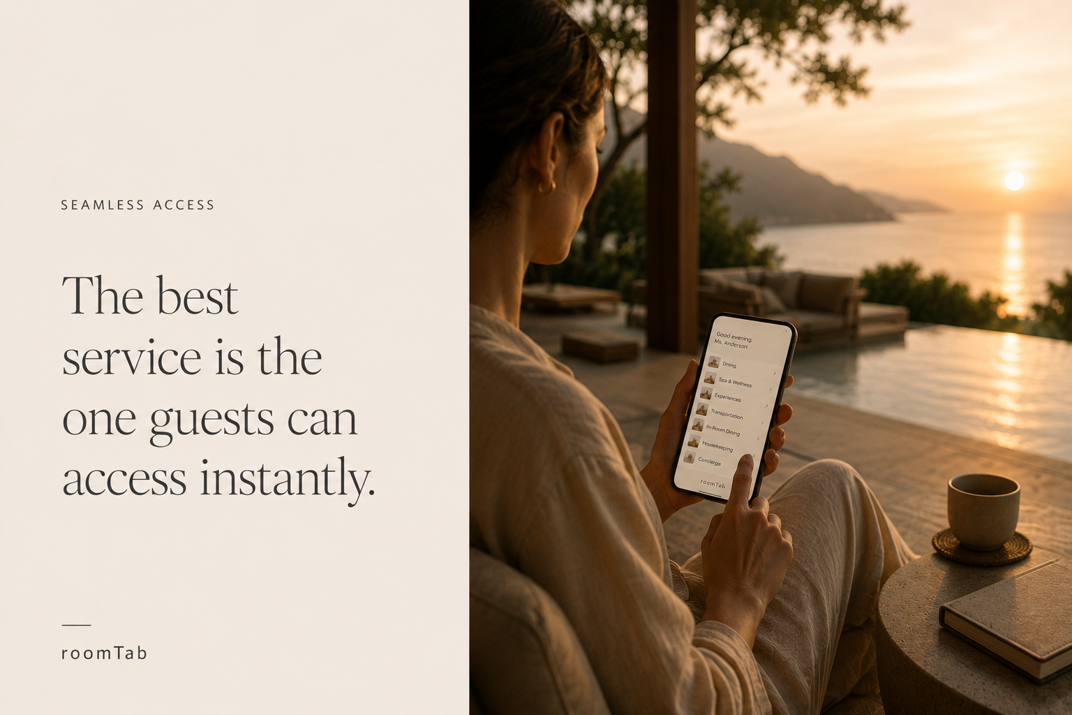 The best service is the one guests can access instantly.